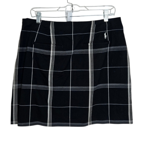 Polo Ralph Lauren Pants - Polo Golf Ralph Lauren Plaid Pleated Golf Skort in Black / Gray Size 10
